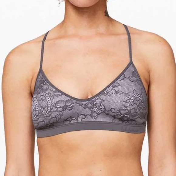 NWT lululemon Live in Lace Bralette MONW/SHVL - Picture 8 of 9